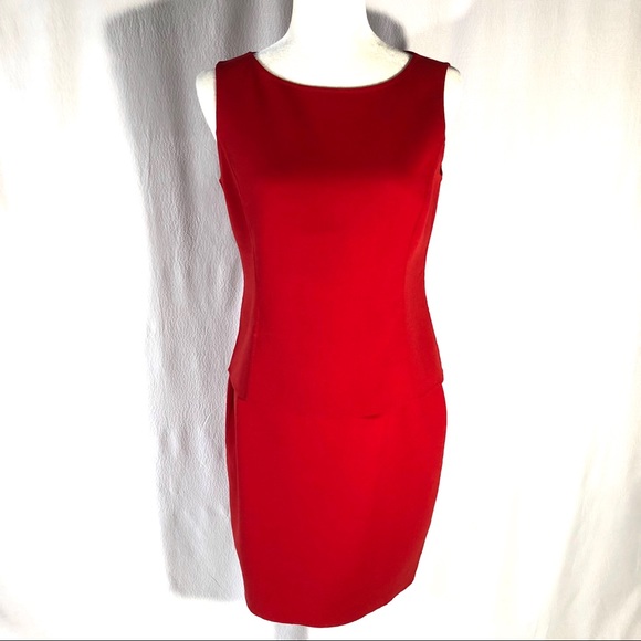 Lafayette 148 NY Red Wool Three Piece Skirt Suit - Picture 3 of 8